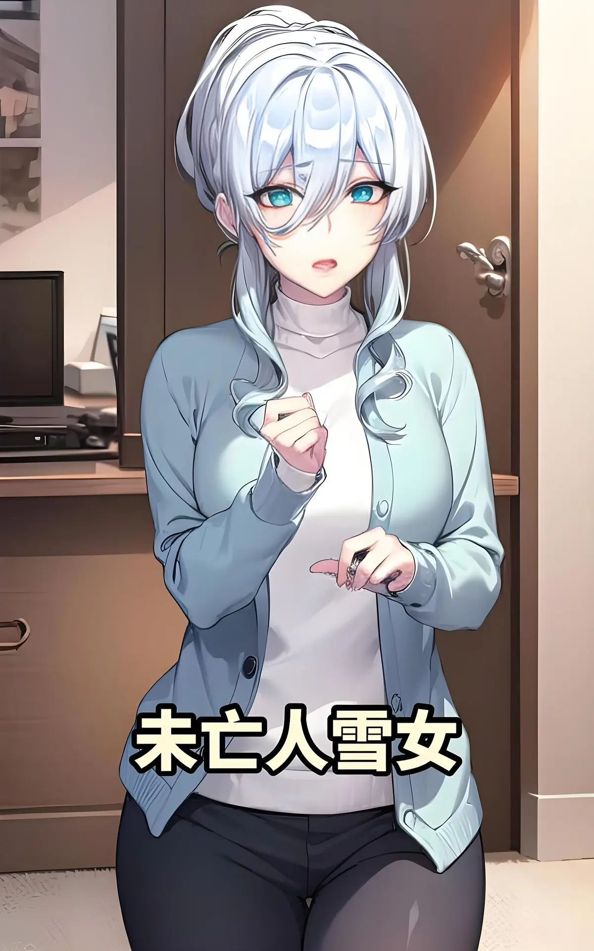 《不擅长交际的未亡人雪女与诅咒戒指》<br />
《学园中暂停时间》